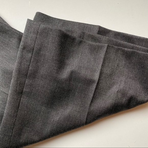 Theory • Metallic Silver Grey Trouser Pants - Picture 2 of 4